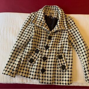 Black and Cream Women's Jacket